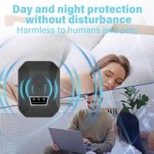 USB Powered Ultrasonic Rodent Repellent, A Multifunctional Rodent Repellent Suitable For Warehouses, Offices, And Homes, Effectively Repelling Rodents Including Mice, Bats, Mosquitoes, Cockroaches, And More - Q02 - View 2