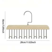 1 chiếc móc treo đa năng, giá để áo ngực và áo hai dây, giá phơi không đường may. - trắng - Xem 4