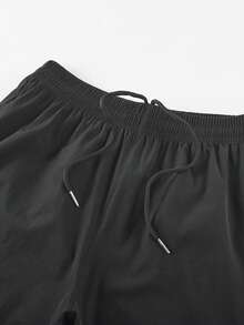 Women's Summer Outdoor Shorts, With Side Pockets, Unique Printed Design At Back, Suitable For Outdoor Hiking, Office, Gathering, Travel, Camping And Other Occasions Sports - Black - View 6