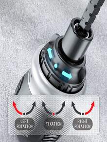 1 Tua vít có tay cầm kiểu bánh cóc, đa năng, có đầu vặn bu lông dạng ống lồng/chữ thập và đầu dẹt/mép, dụng cụ sửa chữa ngắn gọn. - Mô hình tiêu chuẩn - Xem 6