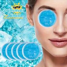 2/4/PcsGel Ice Pack Reusable Cooling Eye Pads And Under Patches, Eye Hot Cold Treatment For Redness, Pain Relief Relax - View 9