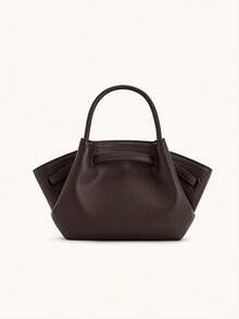 Túi xách nữ cỡ lớn thời trang đeo vai đơn, túi đeo chéo, kiểu dáng đặc biệt đa chức năng, thanh lịch và tinh tế, dung tích lớn, bền chắc, túi hình vỏ sò, túi tote. - Cà phê - Xem 3