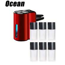 Smart Car Air Freshener Diffuser - Lasts 45 Days, Rechargeable, 3 Adjustable Modes And Auto-Off Function, 3/6 Bottles (Perfume And Ocean Scent), Car Dashboard Decoration, Unisex Gift - A - View 21