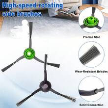 For Ecovacs Deebot Ozmo 920/ 950/ T5/ T8/ T8MAX/ T8Power/ T8aivi/ T8+/ T8/ T9 AIVI/ N9/ N10/ N10 Plus/ N8+/ N8 Pro/ N8 Pro Plus Main Brush Hepa Filters Side Brushes Accessories Kit - Includes 2 Main Brush 6 Side Brush 4 Hepa Filter Accessory (12-Pack) - View 4