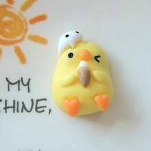 5pcs/10pcs Cute Chick Fridge Magnets, Cartoon Animal Resin Fridge Magnets, Adorable Decor, Personalized DIY For Whiteboard, Storage Cabinet, Dishwasher, Kitchen Decor, Home Decor, Gift For Friends And Family - Multicolor - View 8