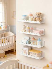 Kệ đựng đồ treo tường dành cho phòng ngủ trẻ em, được thiết kế để sắp xếp và cất giữ nhiều vật dụng khác nhau trong phòng trẻ, làm bằng chất liệu sắt. - Nhiều màu - Xem 7