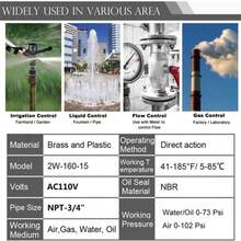 Válvulas Neumáticas 110v Ac 3/4 Pulgadas Npt Solenoide - A - Ver 7