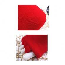 Women Toe Separator Socks Toeless Foot Alignment Socks For Yoga GYM Massage Pain Relief Improves Circulation Stretchy - Màu đỏ - Xem 8
