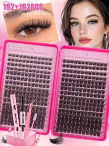 CMAYOME Bộ nối mi 384/480/544 cặp, độ dày mi hỗn hợp 10-18mm, mi giả mắt mèo D-curl 10-16mm mới, bộ nối mi trang điểm tự nhiên DIY, bộ nối mi siêu mềm nhẹ, bộ keo dán mi, thích hợp sử dụng hàng ngày, đám cưới, hẹn hò, tiệc tùng, lễ hội âm nhạc, Halloween, mi chùm, mi rời, trang điểm mi giả chuyên nghiệp - Nhiều màu - Xem 12