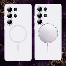 1个白色磁吸液态硅胶亲肤磨砂防指纹强磁环手机壳,兼容磁吸无线充电,男女通用防滑防尘防摔,兼容三星Galaxy S26 Ultra/S26+/S26/S26 Edge/S26 Pro/S25 Ultra/S25+/S25/S25 Edge/S25 FE/S24 Ultra/S24+/S24/S23 Ultra/S23+/S23/S22 Ultra/S22+/S22/S21 Ultra/S21+/S21/S23 FE/S20 Ultra/S20+/S20/S20 FE/A57/A37/A17/A07/A56/A36/A26/A55/A35/A25/A15/A24/A34/A14/A16/A06/A05S - 白色 - 查看 2