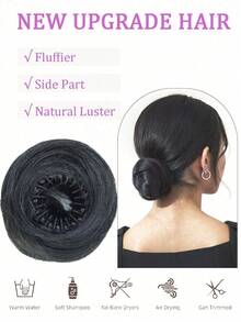 4 pollici Accessorio per capelli elegante da donna, realizzato in fibra sintetica resistente al calore, design versatile adatto a tutti i tipi di capelli, vestibilità sicura per uso quotidiano e varie occasioni, elastici per coda di cavallo, fasce elastiche per capelli, scrunchies, corda per capelli, elastico per capelli, estate, vacanza, viaggio - Multicolore - Visualizzare 5