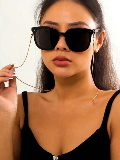 Bộ 4 dây đeo kính kim loại mỏng tối giản dành cho nam và nữ, 4 màu sắc, kiểu dây xích rắn tinh tế, giá đỡ kính thời trang, chống thất lạc và chống trượt, dây giữ kính nhẹ nhàng cho đeo hàng ngày, du lịch, kính đọc sách, kính thời trang.