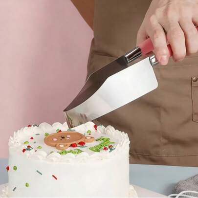 1pc Stainless Steel Cake Slicer, Creative Cake Cutting Tool, Suitable For Wedding, Birthday Party Cake/Pie/Pastry Cutting, Cuts Uniform Slices