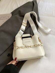 CONTAINEVERY 时尚手提包和单肩包 - 白色 - 查看 2