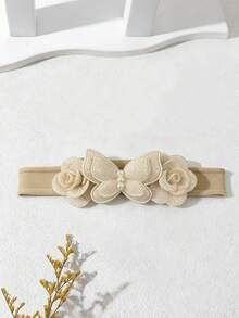 1/3 Peças Novo Headband Floral Feito à Mão, Acessórios de Cabelo Doces e Fofos para Meninas, Versátil para Uso Casual Diário e Sessão de Fotos - Multicolorido - Visão 9