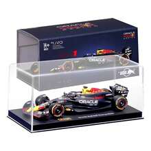 Burago 1:43 比例精细压铸模型车套装 - 梅赛德斯-AMG W15/W16、红牛 RB21 RB20、法拉利 SF24 SF25、迈凯伦 MCL38 MCL39、阿斯顿·马丁 AMR23 AMR25，附亚克力展示盒，一级方程式赛车收藏礼品 - 彩色 - 查看 16