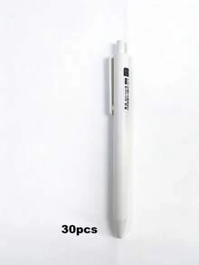 Bộ 30 bút bi, màu xanh dương, đen, đỏ, chất lượng cao, viết trơn tru, thích hợp cho học tập, văn phòng phẩm và sinh viên, đồ dùng học tập cho năm học mới. - Nhấn bút - Xem 8