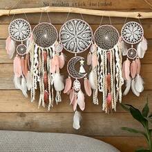 Bohemian Style Dream Catcher Wall Hanging Decor, Without Wooden Stick, Suitable For Home, Wall, Bedroom And Apartment Decoration - Dreamcatcher - View 14