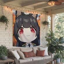 1pc Zenless-Zone-Zero Tapestry | Durable And Soft Polyester, Ideal For Bedroom And Living Room Decor, Perfect Gift For Christmas And Halloween - Multicolor - View 4