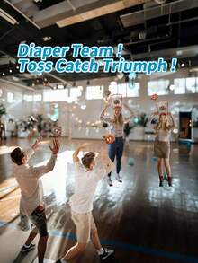 26款婴儿派对游戏和趣味活动 - 最有趣的婴儿派对游戏，适合男宝宝和女宝宝的破冰游戏，便便投掷挑战，也是新娘派对的完美之选 - 彩色 - 查看 3