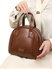 1 túi đựng mỹ phẩm vỏ PU, túi đựng đồ vệ sinh cá nhân chống thấm nước dung tích lớn, túi xách tay - Nhiều màu - Xem 10