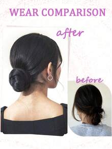 4 pollici Accessorio per capelli elegante da donna, realizzato in fibra sintetica resistente al calore, design versatile adatto a tutti i tipi di capelli, vestibilità sicura per uso quotidiano e varie occasioni, elastici per coda di cavallo, fasce elastiche per capelli, scrunchies, corda per capelli, elastico per capelli, estate, vacanza, viaggio - Multicolore - Visualizzare 2
