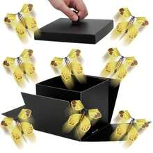 Hộp quà bất ngờ hình bướm, Hộp quà nổ hình bướm, Hộp quà nổ hình bướm, Hộp quà nổ hình bánh bất ngờ, Hộp quà pop-up hình bướm thủ công dành cho sinh nhật hoặc tốt nghiệp. - Xem 1
