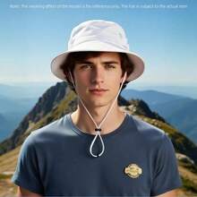 Outfly Bucket Hat, Comfortable Breathable Fabric, Side Zipper Pocket Design, Suitable For Outdoor Sports, Travel, Daily And Leisure - Multicolor - View 10