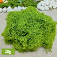 Musgo artificial realista - Verdor natural para centros de mesa de boda, terrarios, jardines de hadas y manualidades DIY - Sin mantenimiento, ligero y duradero - musgo - Ver 6