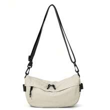 1pc Men's Waterproof Nylon Lightweight Zipper Casual Shoulder Bag, Suitable For Daily Commute - Multicolor - View 16