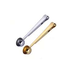 Bộ 3 thìa cà phê có kẹp, thìa đong cà phê đa năng 2 trong 1 bằng thép không gỉ với cán dài, thích hợp cho cà phê xay, espresso, hạt cà phê, bột protein, đồ uống hòa tan. - Nhiều màu - Xem 11