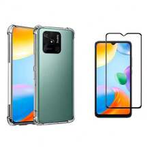 Capa Case Capinha Anti Impacto Para Redmi 10A + Película 3D Vidro Temperado - Só Capinha - Visão 1