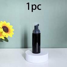 1個/10個 50ml 黑色泡沫壓頭分裝瓶 空泡沫瓶 洗手液瓶 噴霧瓶 迷你香水瓶 旅行化妝品分裝瓶 - 黑色 - 查看 10