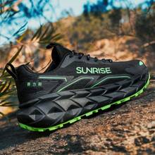 Zapatillas de moda casual para hombres, adecuadas para correr en carretera durante todo el año, zapatos transpirables para trotar por la calle, ligeros y cómodos para uso en exteriores - Negro - Ver 5