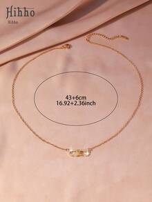 Hihho 1pc Chic Paper Clip Design With Sparkling Zirconia, Exquisite High-End Accent Piece - Paper Clip - View 8