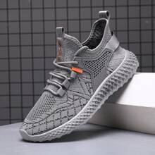 Women's Low-Top, All-Season, Outdoor, Durable, Lace-Up, Stylish, Casual, Versatile Women's Shoes, Running Shoes, Sports Shoes - Xám - Xem 5