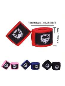 2pcs Boxing Training Bandages, Sports Bandages, Suitable For Sanda, Kickboxing Training - 1.5M - View 3