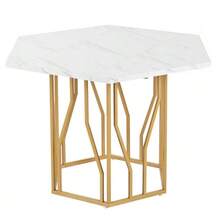 Dining Tables - Golden, White - View 10