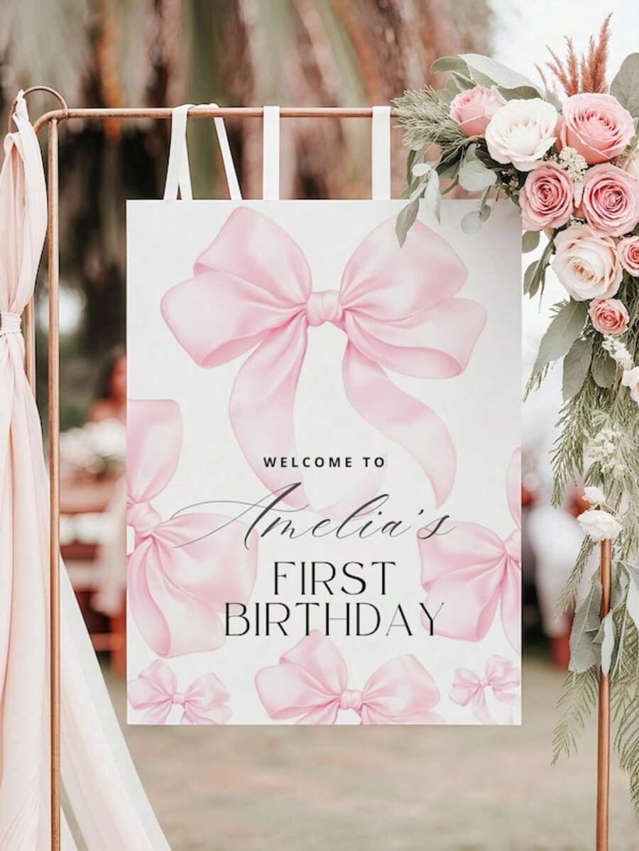 Photo Wedding Welcome Sign, Welcome Wedding Board, Reception Poster, Modern Welcome Sign, Photo Welcome Sign, Editable Template - Multicolor - View 1