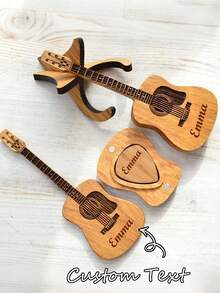 1 Set personalisiertes Geschenkset für Gitarrenliebhaber, beinhaltet Gitarrenplektrum, ideal als romantisches Jahrestags-, Vatertags-, Brüder-Tags-, Valentinstags-, Freundschaftstags-Geschenk und für Musikenthusiasten - Verschiedenfarbig - Übersicht 5