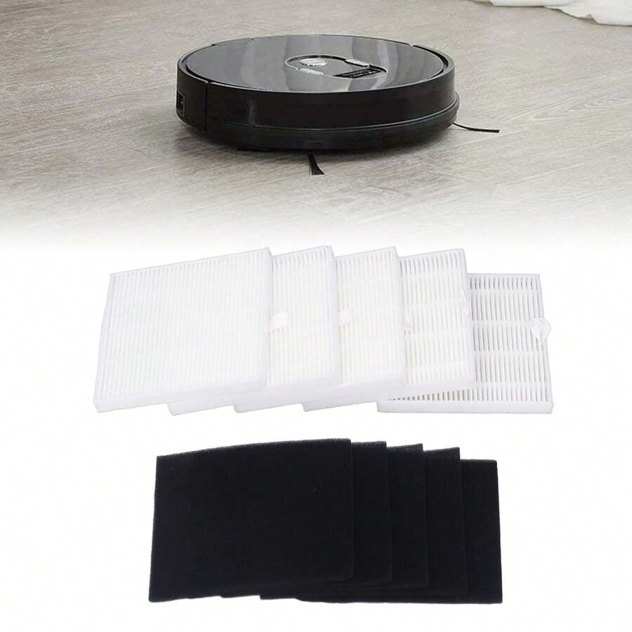 5 PCS Sweeper Replacement Filters For ILIFE A7 V80 V8s Sweeping Robot Filter Accessories,Filtro Aspirapolvere - 查看 1