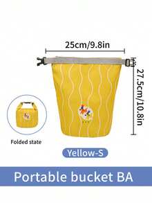 1个密封扣保温午餐包，多功能旅行收纳包，可爱卡通收纳袋，内衣杂物旅行收纳包，行李防水洗漱包，化妆包 - 彩色 - 查看 14