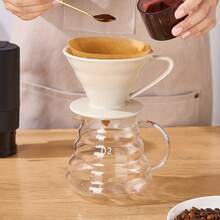 Cangkir Saringan Kopi Keramik, Set Kopi Tetes Manual, Corong Saringan, Jaring Saringan Bubuk Kopi, Saringan Teko Kopi Luar Ruangan - MultiWarna - View 8
