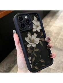 White Small Flower Design Phone Case Shockproof Made Of TPU Material Suitable For IPhone17 Pro Max 16 15 14 13 1211 Pro Max - 1pc - 查看 4