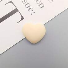 5/10pcs Brown Heart-Shaped Resin Fridge Magnets, Cute Room Decor, Suitable For Holiday Decoration, Kitchen Decor, Home Decor, College Dorm Essentials - Multicolor - View 10