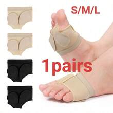 1 Đôi tất hở gót - Thích hợp cho giày múa bụng, tất ngón chân, giày thể thao, tất hở ngón, tất giày ba lê, nhẹ và dễ mang theo, cỡ L - Nhiều màu - Xem 9