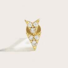 1pc Fashionable Delicate Pearl Arrow Stud Earrings, Suitable For Women's Daily Wear - Arrow - View 8