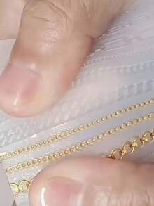 1个3D链条美甲模具，多款式硅胶美甲模具配件，DIY美甲足部护理用品 - 彩色 - 查看 2