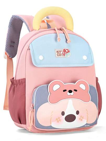 New Stylish Cartoon Lightweight Durable Small Backpack Large Capacity Girls' Schoolbag
