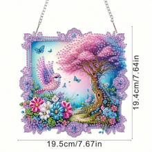 Bộ tranh đính đá acrylic 2D, mặt dây chuyền acrylic hình chim và cây sáng tạo, mặt dây chuyền nghệ thuật acrylic hình dạng đặc biệt. - A - Xem 5